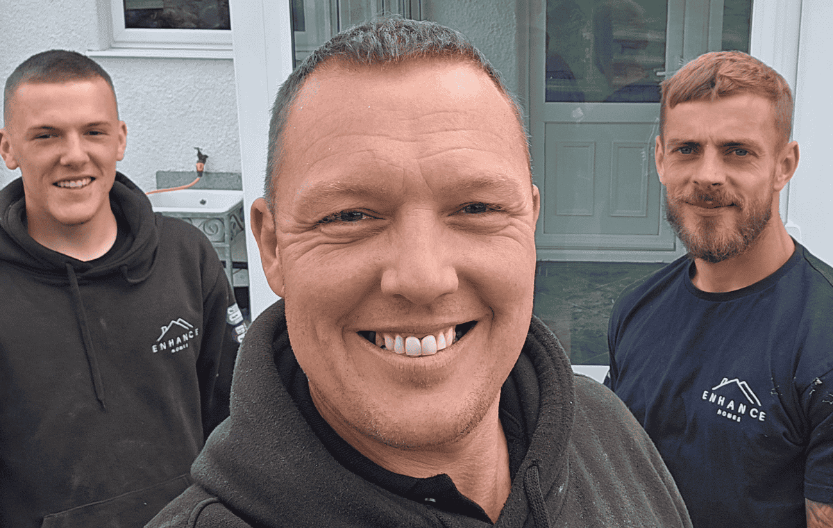 The Enhance Homes team together