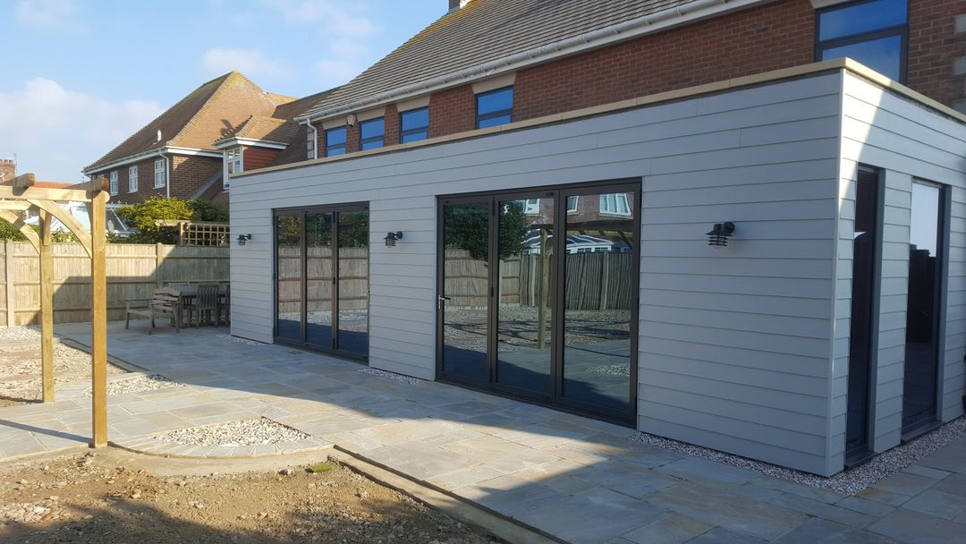 Contemporary garden room extension