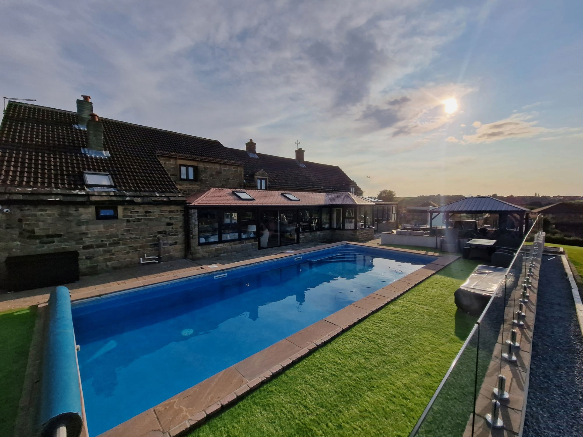 Stunning home extension with pool