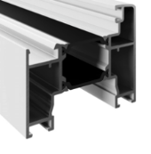 White aluminium profile