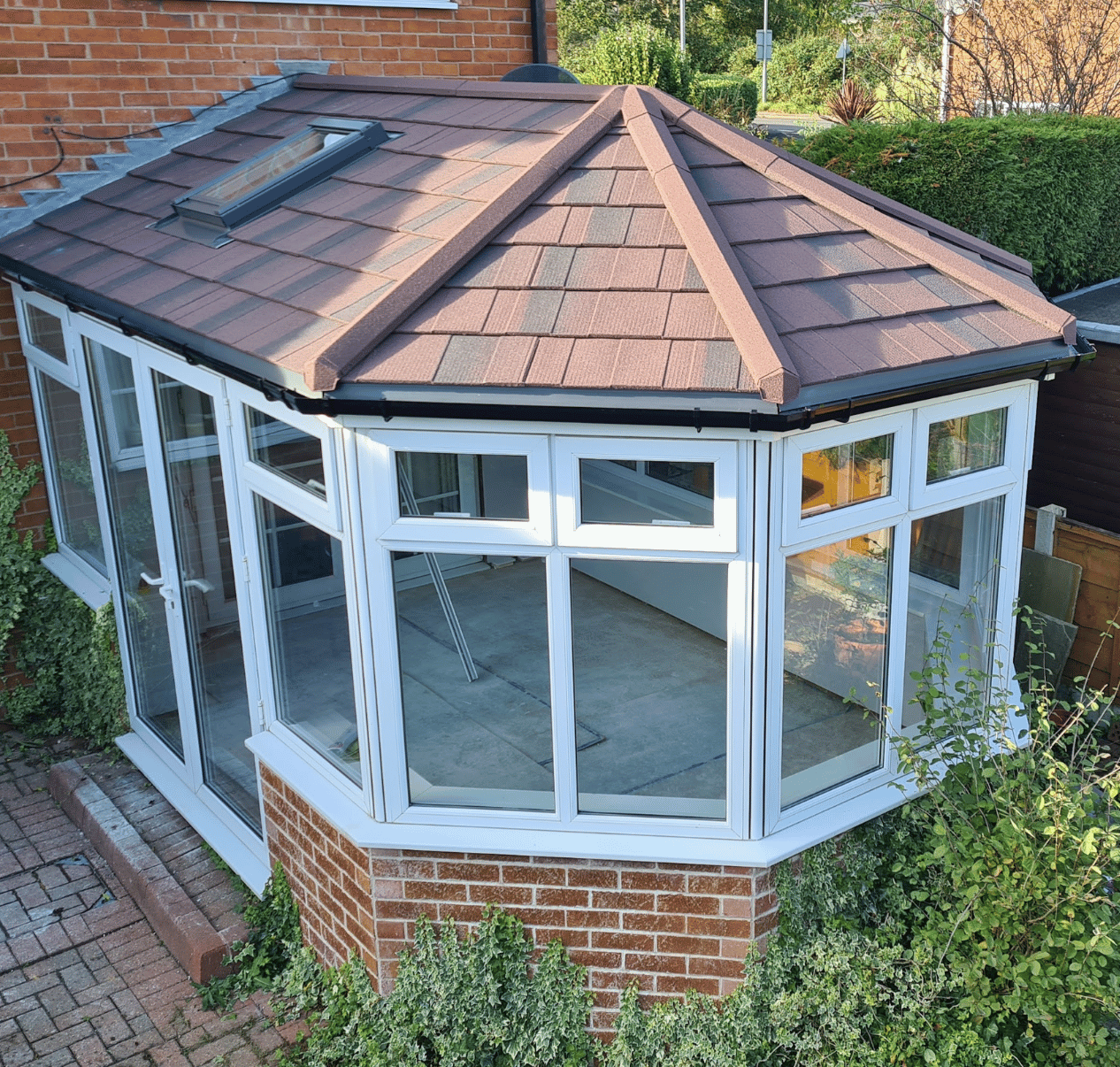 Victorian style solid roof conservatory